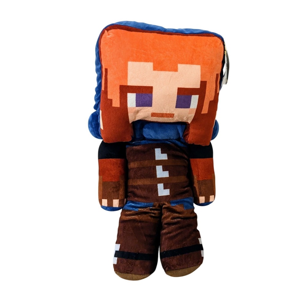 Minecraft Plush Crafter Alex‎ Plushie Doll Stuffed Toy Collectible Orange NWT